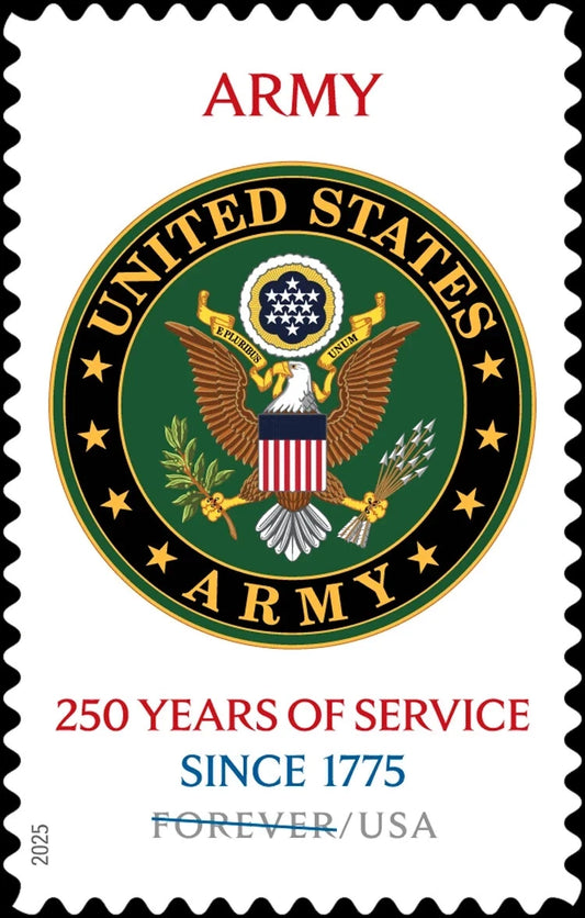 US Stamps - 2025 SC#6010 - US Army 250th Anniversary Forever Stamps - MNH