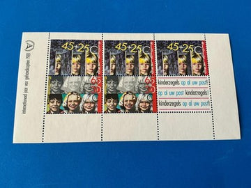 1981 Netherlands Miniature sheet International Year of Disabled Persons Stamps