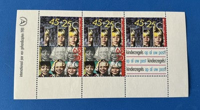 1981 Netherlands Miniature sheet International Year of Disabled Persons Stamps