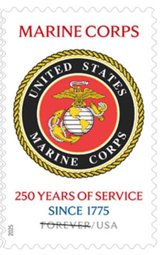 US Stamps - 2025 SC#6011 - US Marine Corps 250th Anniversary Forever Stamps - MNH