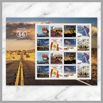 US Stamps - 2026 SC#6074 - 6081 - Route 66 Forever Stamps