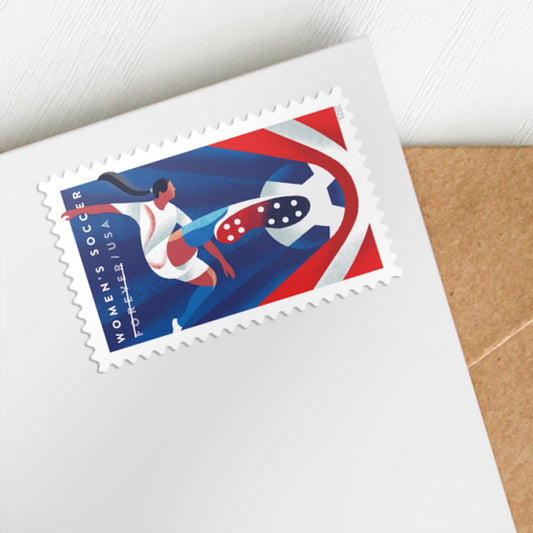 Women's Soccer Stamps