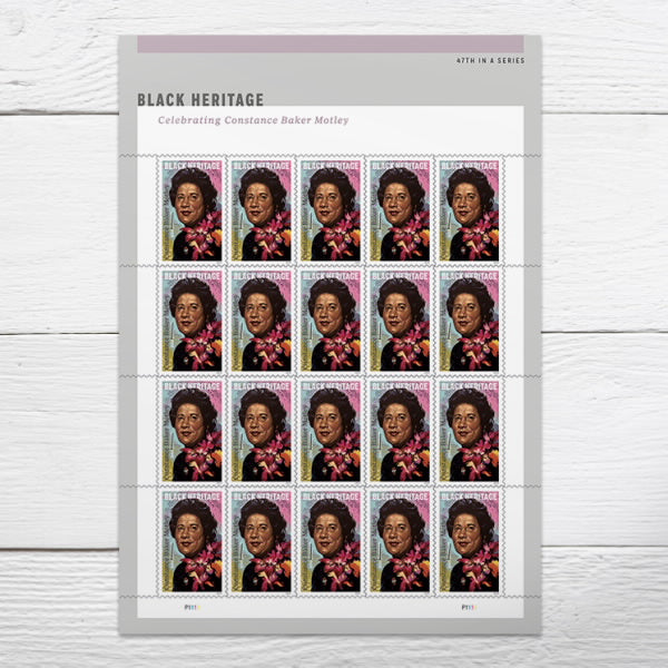 US 2024 SC#5830 Constance Baker Motley Stamps ( Sheet of 20 Stamps) Brand New VF MNH