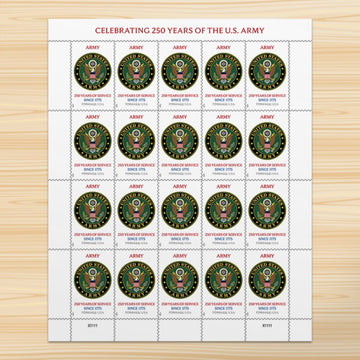 US Stamps - 2025 SC#6010 - US Army 250th Anniversary Forever Stamps - MNH