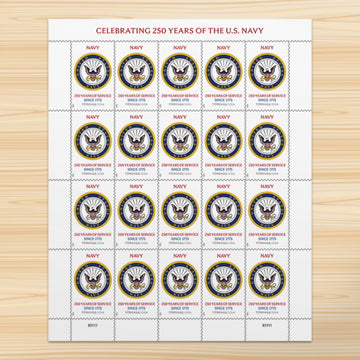 US Stamps - 2025 SC#6012 - US Navy 250th Anniversary - Forever Stamps - MNH