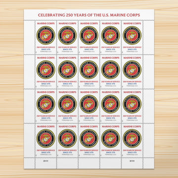 US Stamps - 2025 SC#6011 - US Marine Corps 250th Anniversary Forever Stamps - MNH