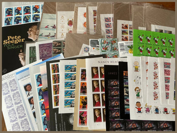 2022 US Complete Set of Postage Stamps - Full set of 33 stamp sheets - Genuine !