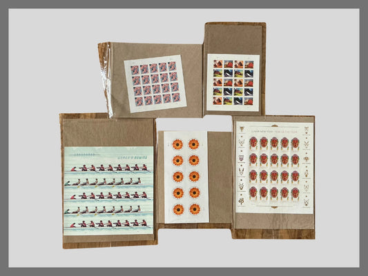 2022 US Complete Set of Postage Stamps - Full set of 33 stamp sheets - Genuine !