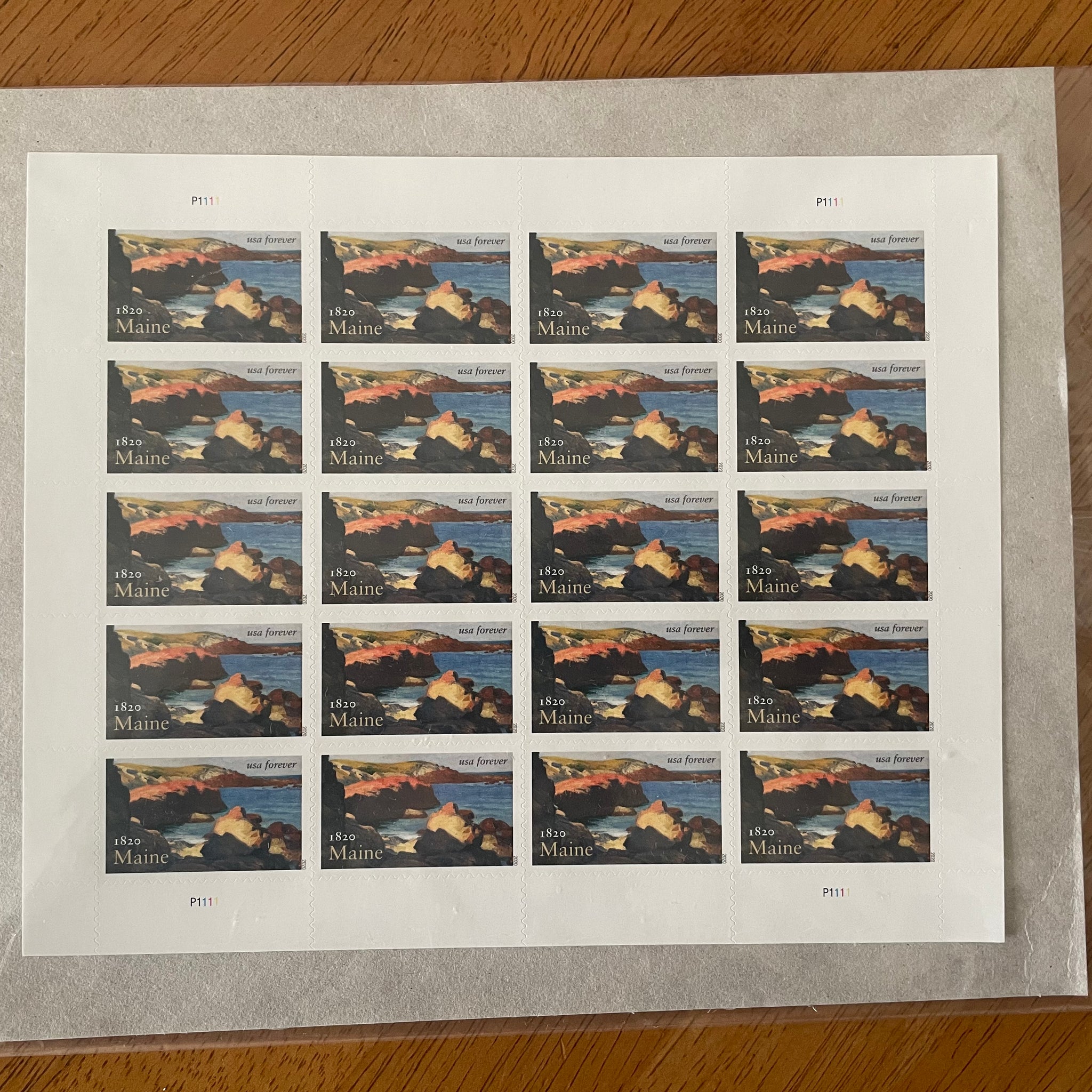 US 2020 SC#5456 MAINE STATEHOOD Stamps ( Sheet of 20 Stamps) MNH VF