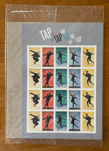 US 2021 SC#5609-5613 TAP DANCE Stamps ( Sheet of 20 Stamps) MNH VF Official cardboard seal