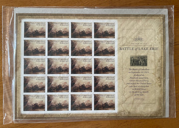 US 2013 SC#4805 War of 1812 Lake Erie Stamps ( Sheet of 20 Stamps) MNH VF Official cardboard seal