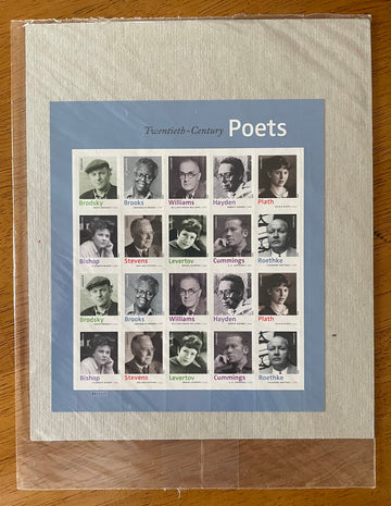 US 2012 SC#4654-4663 Twentieth Century Poets Stamps ( Sheet of 20 Stamps) MNH VF Official cardboard seal